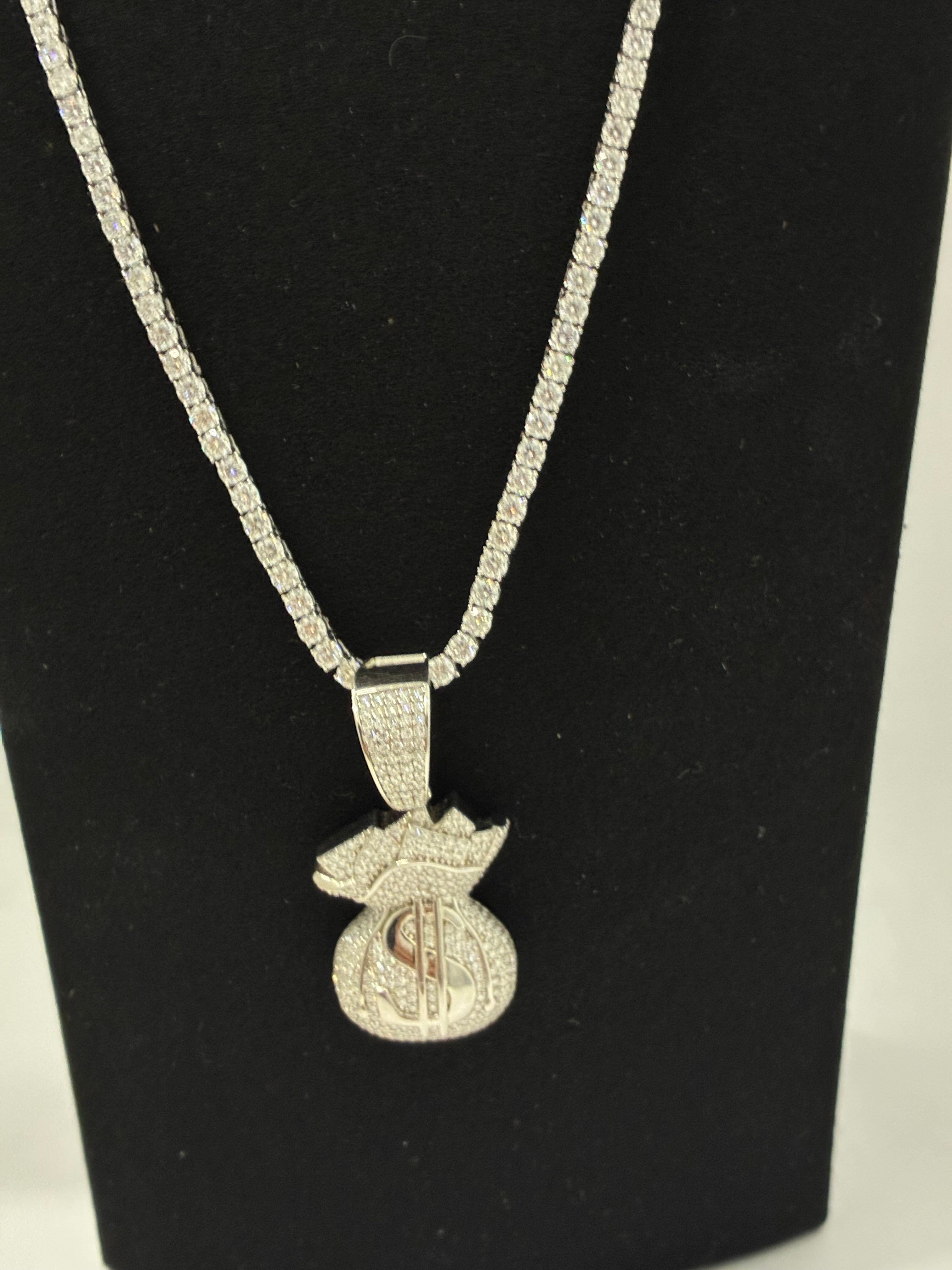 Cadena + Dije money bag