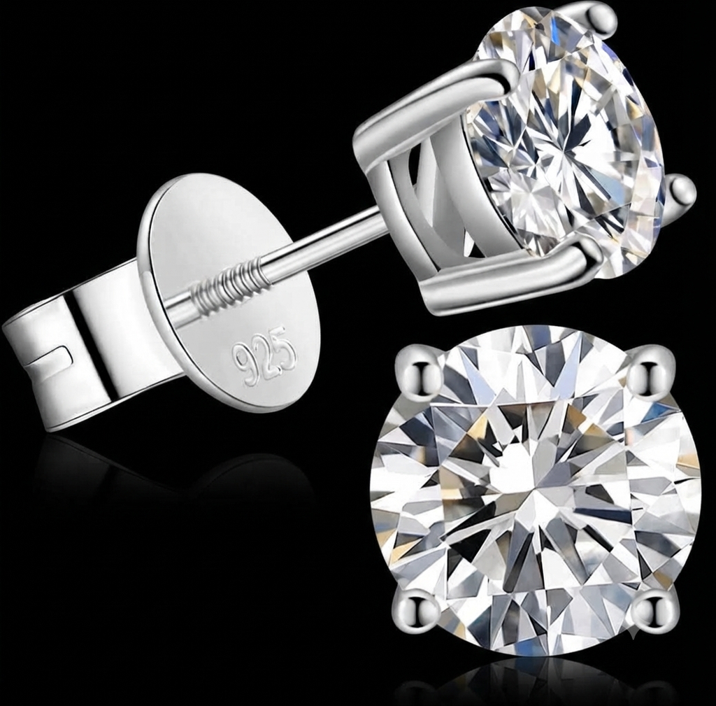 Aretes Solitarios 0.5CT